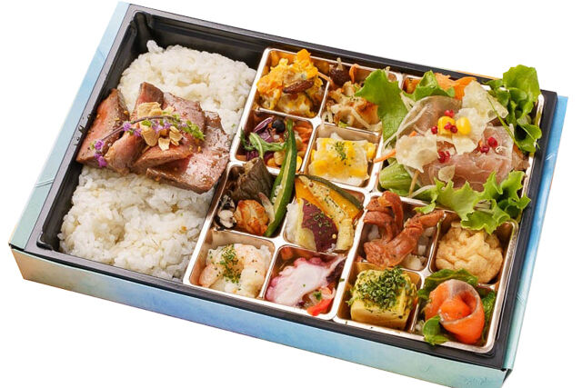 牛ステーキご飯の折詰