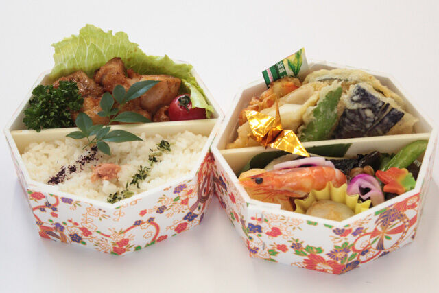 2段弁当 照り焼き