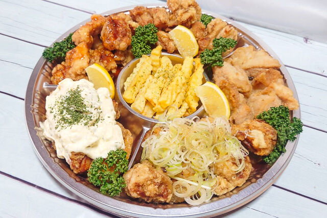 バラエティー唐揚げプレート