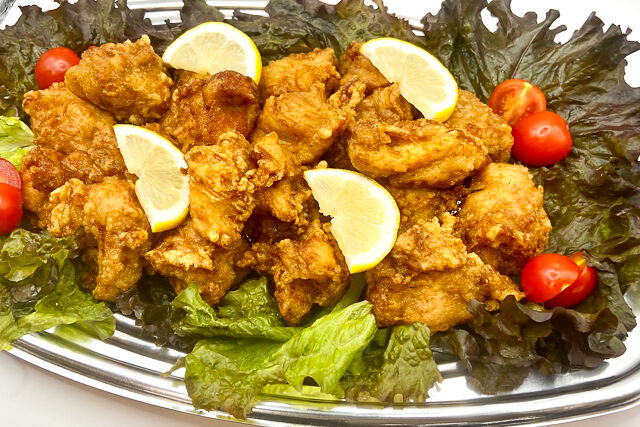 若鶏の唐揚げ プレート