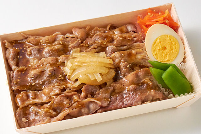 カルビ焼肉重(にんにく有り)