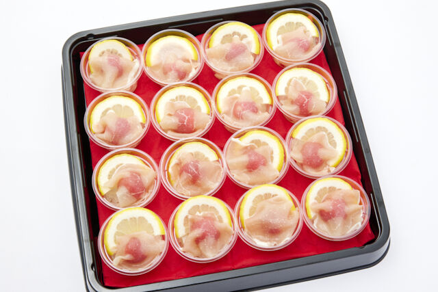 生ハムのミニトマトポピエットサラダ仕立て(カップ)
