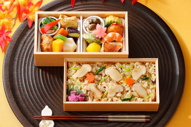 松茸御飯二段重