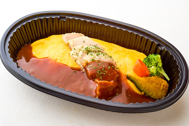 【特製デミグラスソース】オムライス&特製ローストチキン