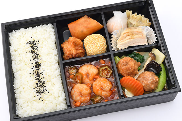 エビチリ&肉団子弁当