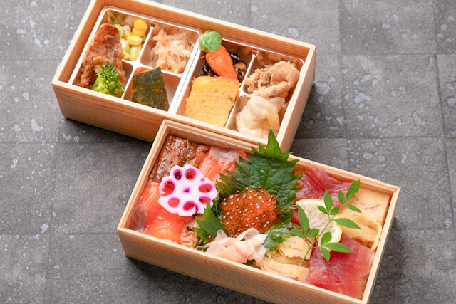 海鮮ちらし2段御膳