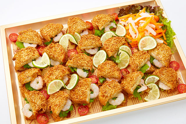 ココナッツ風味のエビパン