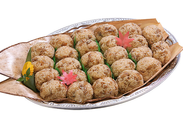 4種類の味を楽しめる贅沢おにぎり25玉(鶏めし/梅ひじきめし/高菜めし/生姜めし)