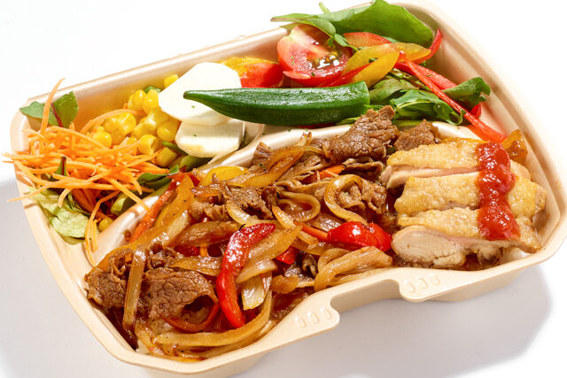 プルコギ 鶏肉ソテー弁当