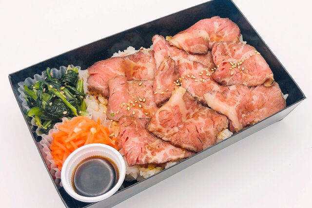 自家製黒毛和牛ローストビーフ重