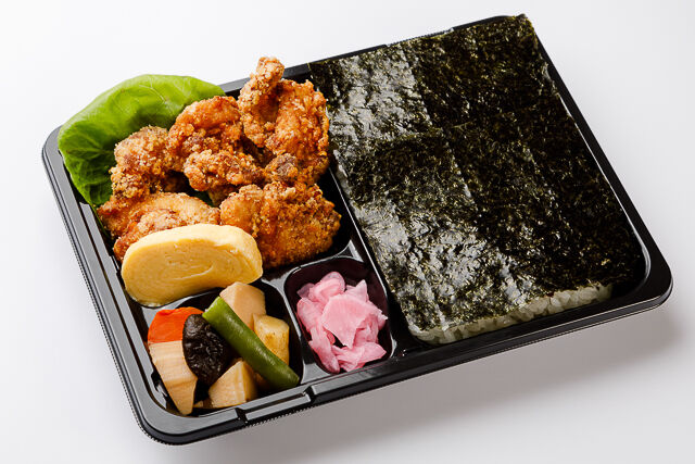 【有明産のり弁】手仕込み唐揚げ