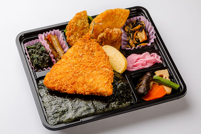 【有明産海苔弁当】ミックスフライ~和惣菜と一緒に~