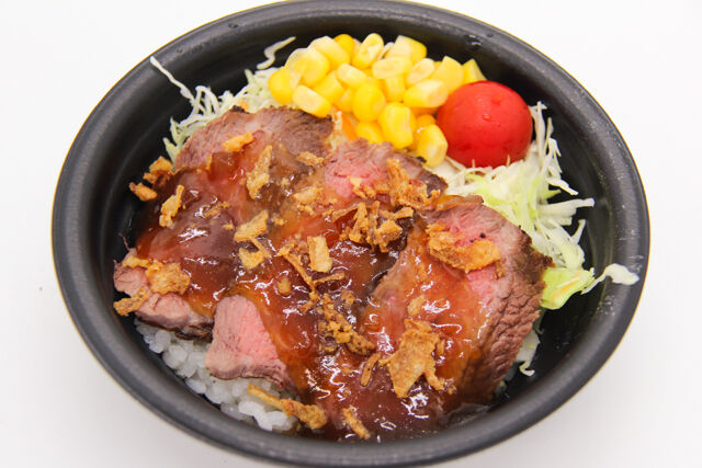 TOMYバラエティ丼/ミニ牛ザブトンステーキ