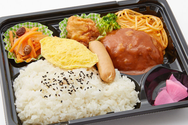人気おかずの洋風弁当