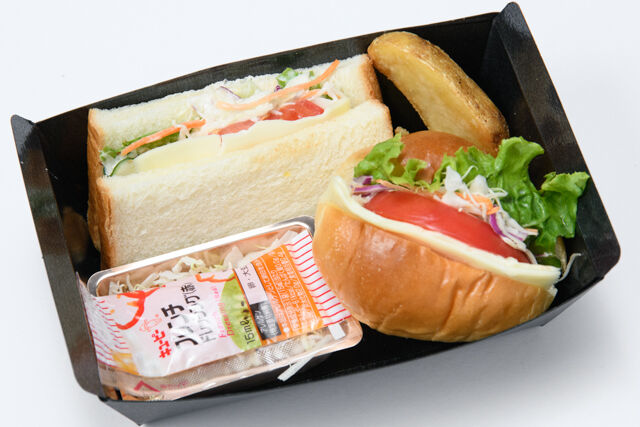 チーズ野菜サンド&チーズ野菜ロール