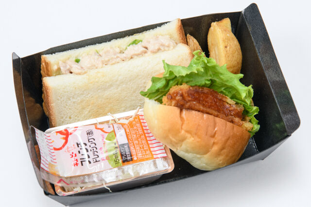 ツナサンド&とんかつロール