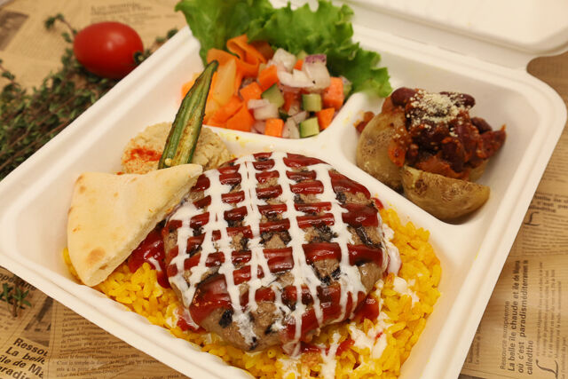 ハンバーグオーバーライス セパレートBOX