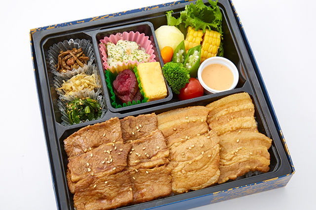 厳選牛カルビと三元豚カルビ御膳