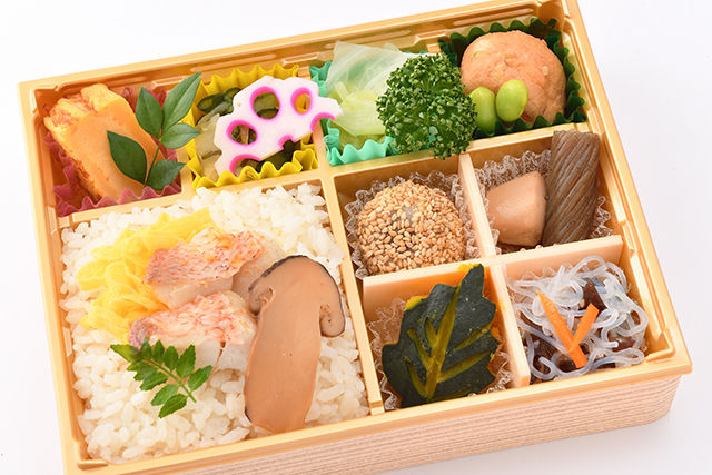 【秋限定】味彩小箱~松茸添え鯛だしご飯~