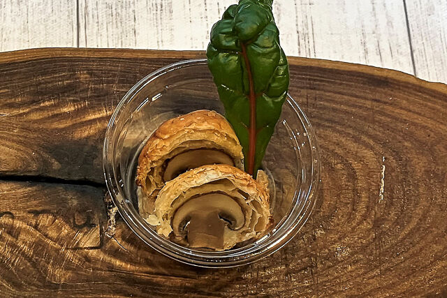 舟形マッシュルームパイ包み