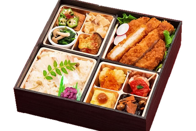 【熨斗対応可】四季の副菜と鯛めし・とんかつ御膳