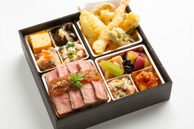 【熨斗対応可】ステーキ重と天ぷら御膳