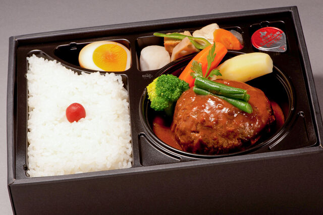 【温まる】宮崎牛ハンバーグステーキ弁当(加熱式)