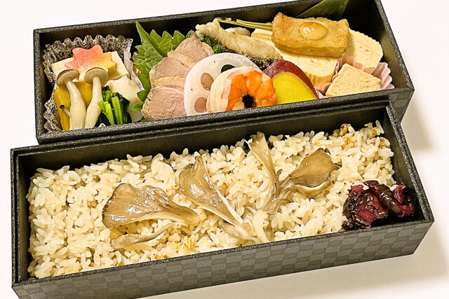 【秋冬限定】懐石弁當~季節の炊き込みご飯~