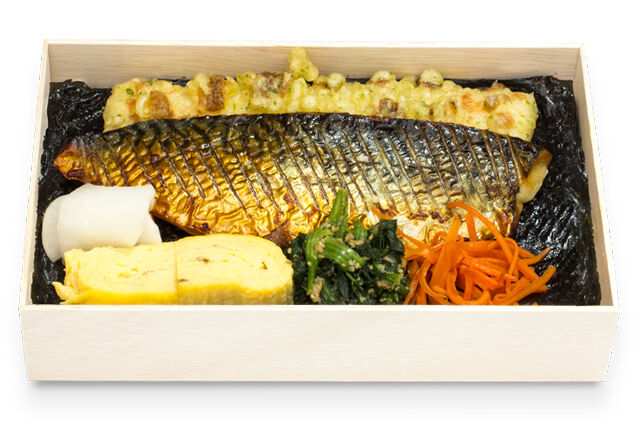 自家製博多塩サバ海苔弁