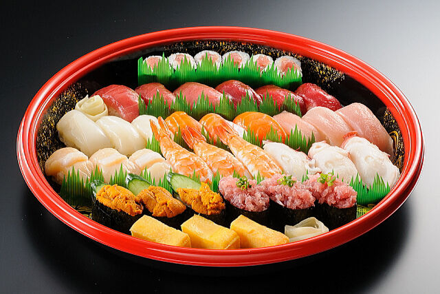 寿司3人前(33貫+1本)