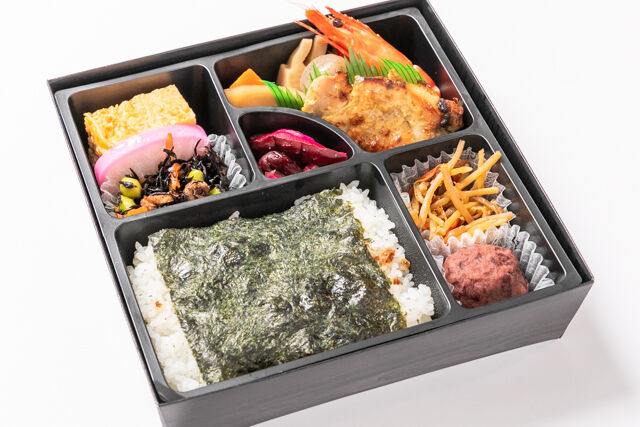 桔梗弁当 2段のり弁