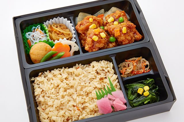 甘酢唐揚げ幕の内弁当