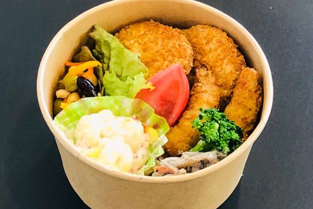 ミックスフライのわっぱご飯