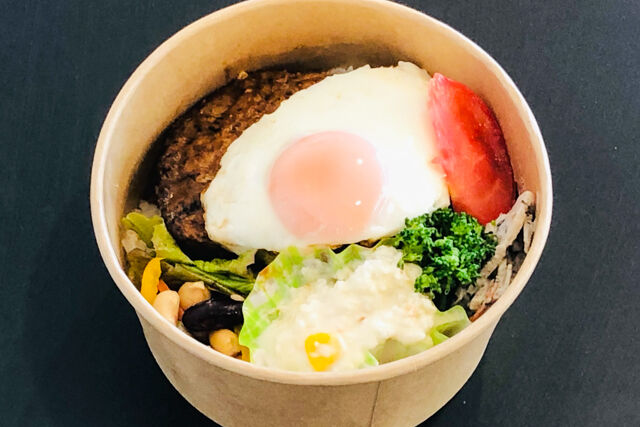 ロコモコのわっぱご飯