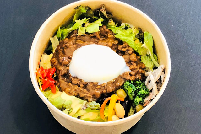 マイルドキーマカレーのわっぱご飯