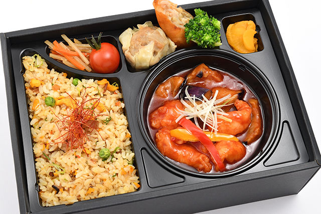 【温まる】大海老の四川チリソース炒め弁当