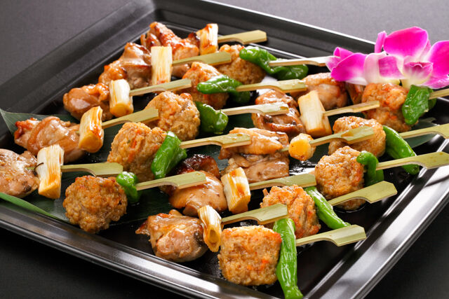 コンビプレートC 三瀬鶏もも肉&つくね串