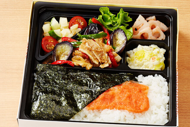 のり明太生姜焼き弁当