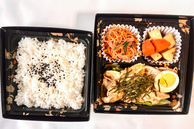 韓国ネギ塩味国産豚焼肉弁当