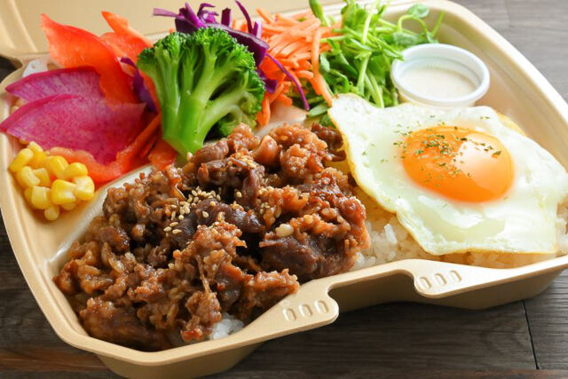 8種野菜の牛焼肉弁当