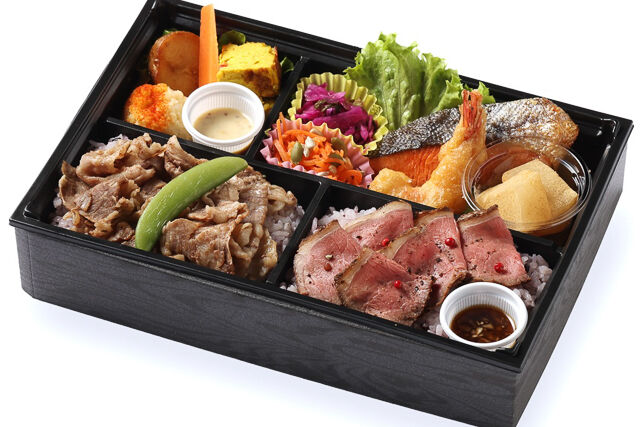 牛しぐれ御膳~国産牛のダブル重~