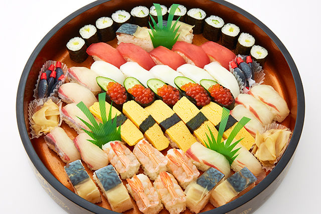 にぎり特上5人盛り