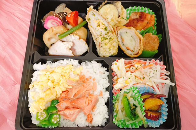 鮭ほぐし飯の和食幕の内弁当
