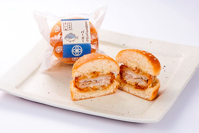 ミニフィッシュかつバーガー