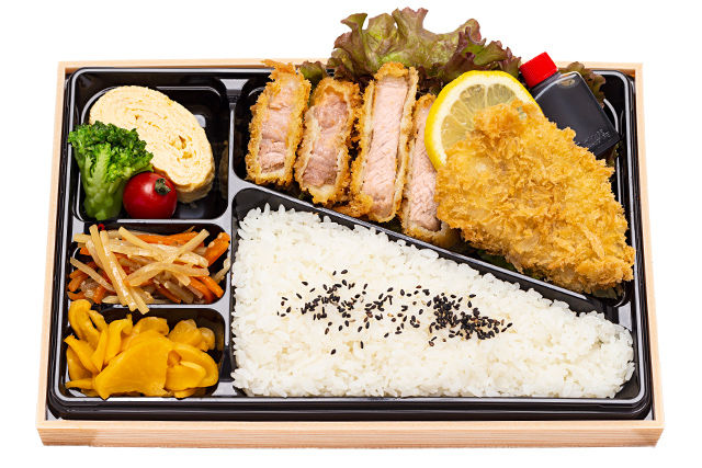 黒豚ロースとんかつ&ヒレカツ弁当