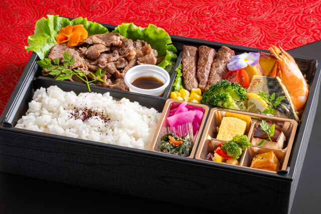 氷見牛焼肉と柔らかステーキ御膳