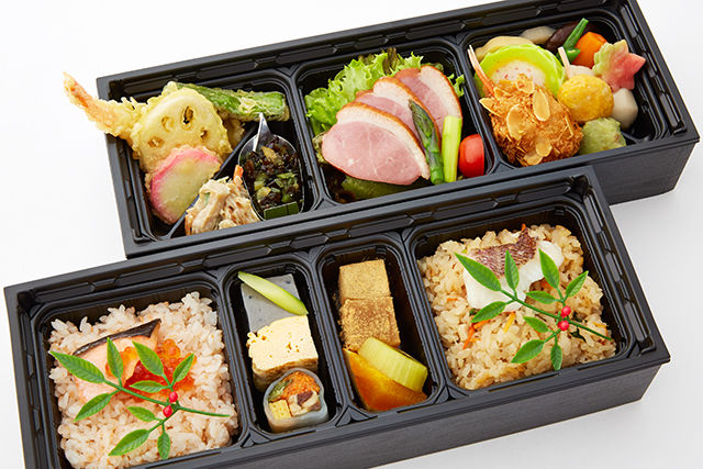 いくら親子と鯛めしの豪華二段御膳