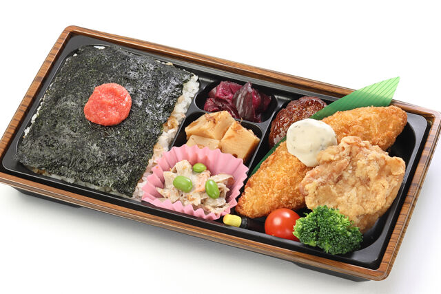 【つか弁!】有明海苔と人気トリオの海苔明太弁当