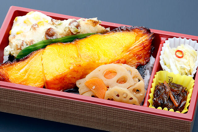 銀かれい味醂漬け焼き 高級漬け海苔弁当