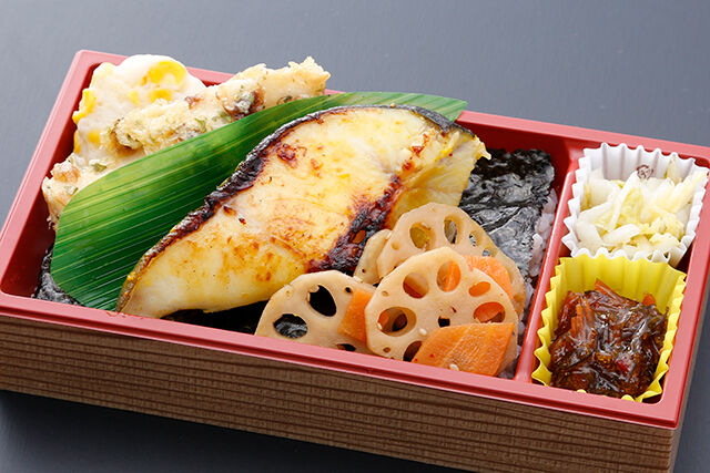 銀鱈西京味噌漬け焼き 高級漬け海苔弁当